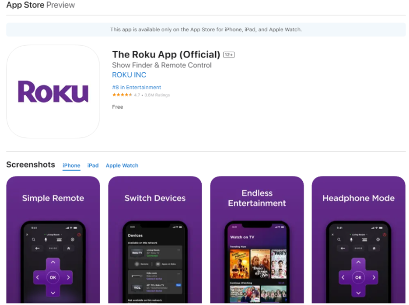 The Roku Channel
